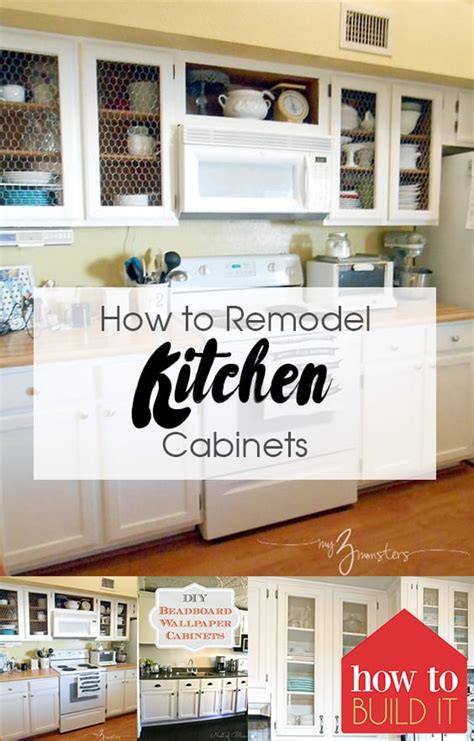 How To Remodel Kitchen Cabinets How To Build It