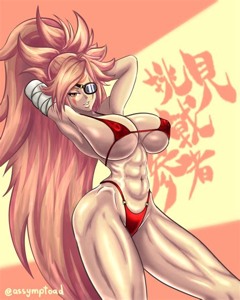 Rule 34 Abs Absurdres Amputee Arms Up Assymptoad Baiken Bandaged Arm Bandages Bikini Breasts