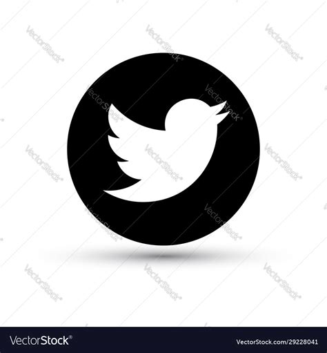 Twitter Logo Vector Black