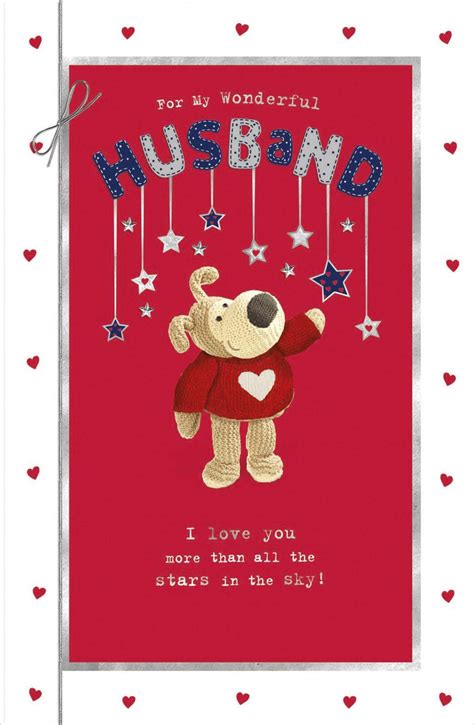 boofle wonderful husband valentine s day greeting card cards