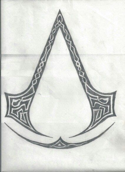 Celtic Assassin S Symbol Assassins Creed Art Assassins Creed Tattoo