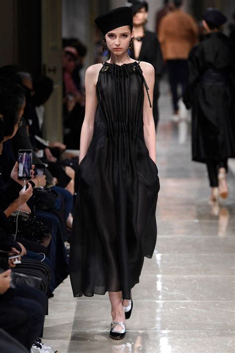 Giorgio Armani Cruise 2020 Little Black Dress Fashion Black Dress