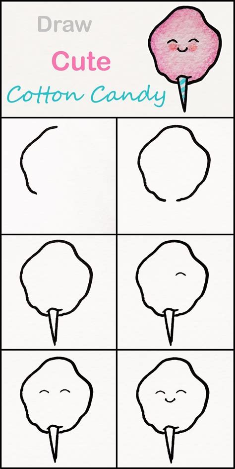 Learn how to draw a cute Cotton Candy step by step ♥ very ... You are certain to find the perfect drawing project, no matter your skill level.
