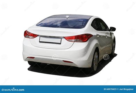 White Car Isolated On White Stock Image Image Of Elegant Isolated