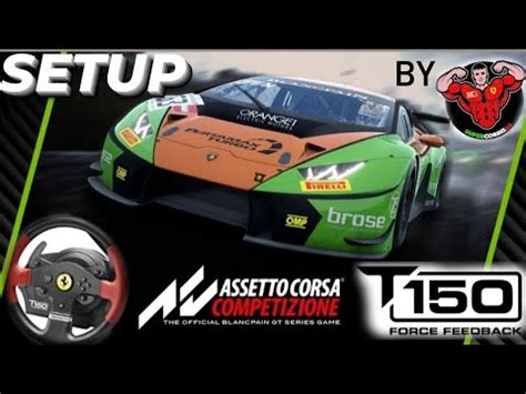 Assetto Corsa Competizione Setup Thrustmaster T Tutorial Ps Youtube