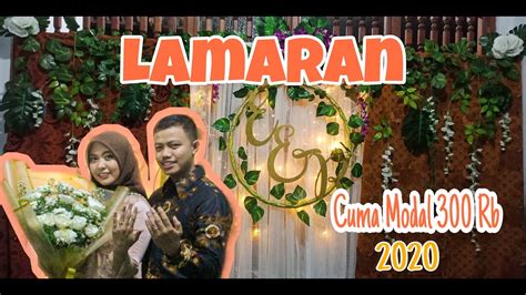 Follow instagram backdroplamaran_sby atau wa. Backdrop Lamaran Buatan Sendiri | Tema Batik - YouTube