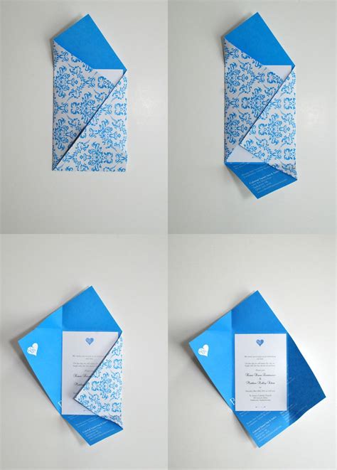 Round up your bridal party or party planning friends for a craft night. fold design | Fare una busta, Idee fai da te, Idee per ...