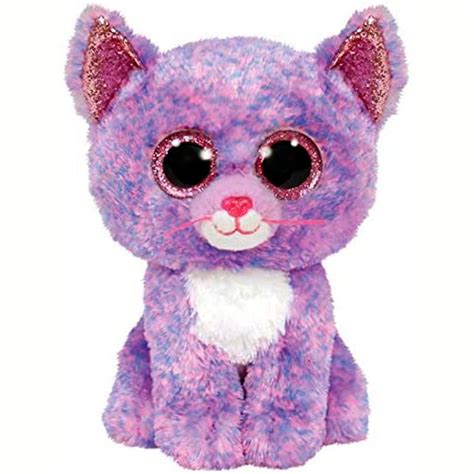 Ty Peluche Cassidy Gato Lila 15 Cm