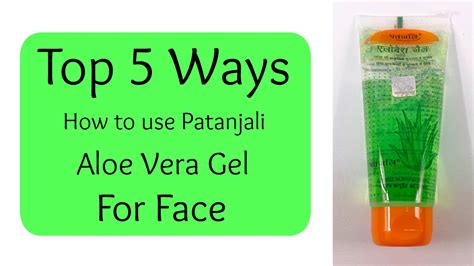 Aloe vera can be used topically too, i.e., its gel can be used to enhance one's skin, especially the face and the hair. How to Use Patanjali Aloe Vera Gel for Face | 5 Best Ways ...