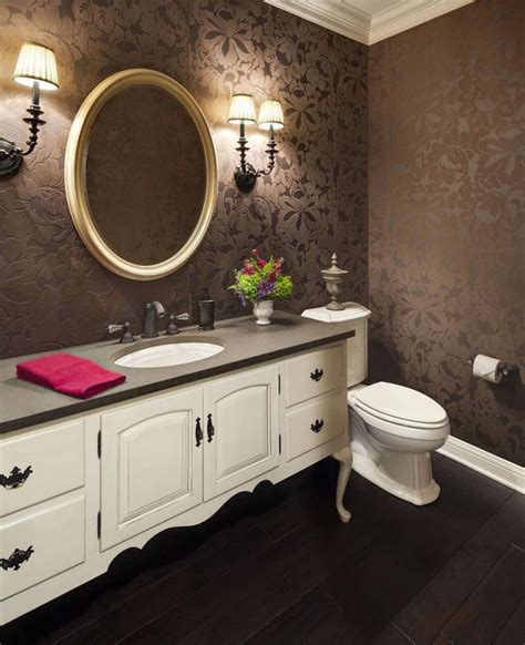 Looking for bathroom wallpaper ideas? Gorgeous Wallpaper Ideas for your Modern Bathroom