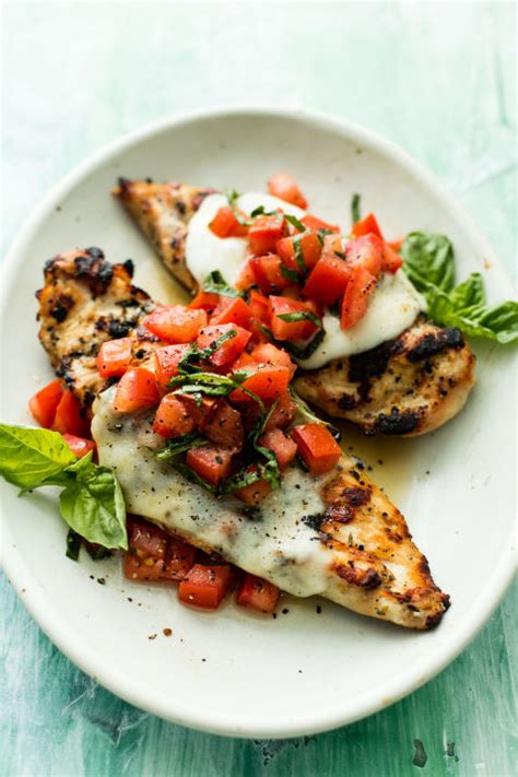 Place the freshly seared cutlets in the liquid in the pan. Best Grilled Bruschetta Chicken Recipe-How To Make Grilled ...