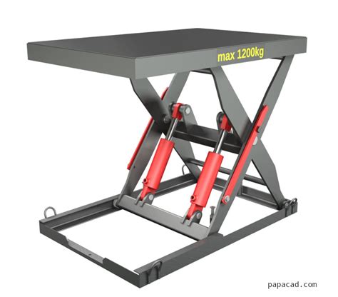 Diy Scissor Lift Table Download 3d And 2d Plans Of Hydraulic Scissor Lift