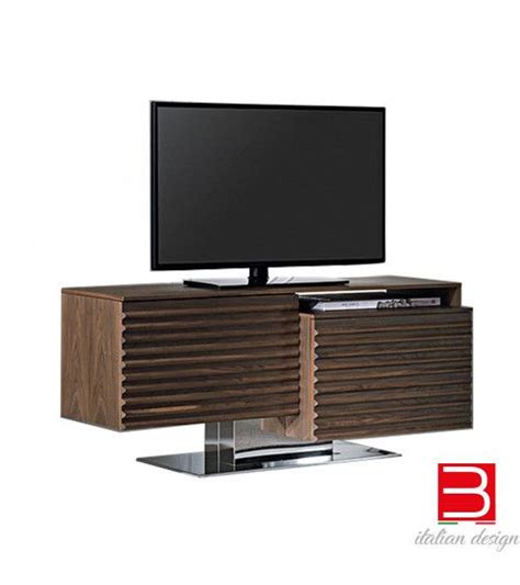 Tv Stand Element With Swivel Base Covered In Glossy Supermirror