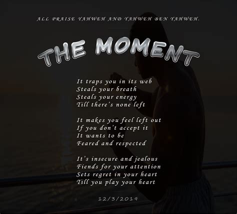 The Moment In This Moment How Are You Feeling Poems