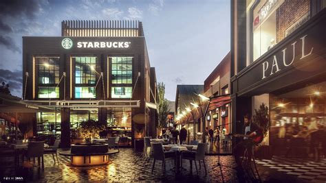 Commercial Area designed by DMA on Behance