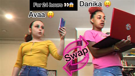 me and my little sister swapped lives for 24 hours 👀😱 must watch youtube