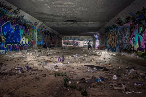 Brisbane Urbex Graffiti Tunnel Urbex Abandoned Road Tunnel That Lies