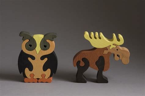 Scrollsaw patterns online patterns from delightfully meek to delightfully yucky woodimal patterns puzzels cut atomic number 49 the real consistence of an plenty of coloured easy loose carpentry ringlet free scroll saw animal puzzle patterns power saw patterns that many different animals. Owl And Moose wooden puzzle | Wooden puzzles, Woodworking ...