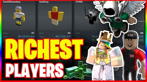 Top Richest Roblox Players Of All Time Youtube