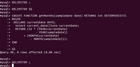 Mysql Create Function Introduction Syntax And Examples