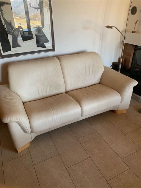 Sofa doris, in stoff und echt leder. STRESSLESS ECHTES LEDER ZWEISITZ SOFA kaufen auf Ricardo