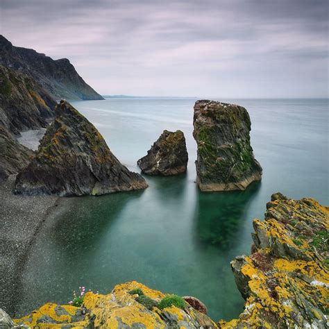 Sea Stacks Rock Formations Of The Llyn Peninsula Wales Paul
