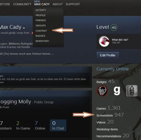 Steam Community Guide Screenshot Feature And Group Guide