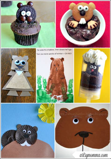 Groundhog Day Crafts for Kids | Groundhog day, Winter crafts for kids