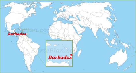 barbados karte touristische karte von barbados all regions roads cities streets and