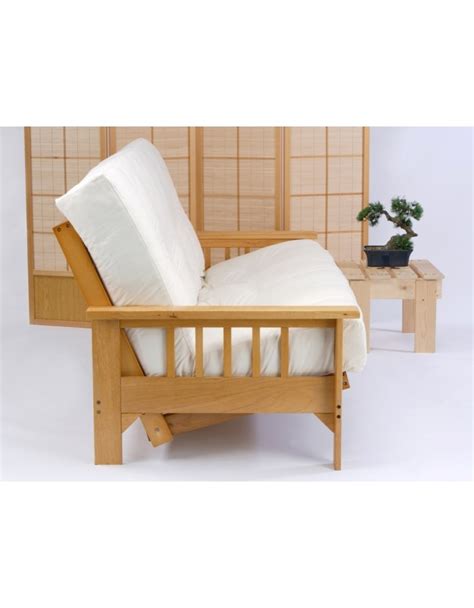 They're not as sturdy as spring or foam cotton mattresses are lightweight and very easy to fold up into a sitting position on your futon. Futon Mattress | bi fold for three seat futon sofa beds ...