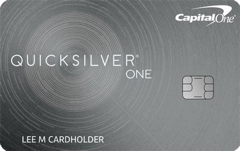 You can compare credit cards, pick the best for you and apply online in minutes. Capital One® QuicksilverOne® Cash Rewards Credit Card Review