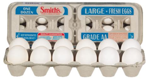 Smiths Grade Aa Large Eggs 12 Ct Kroger