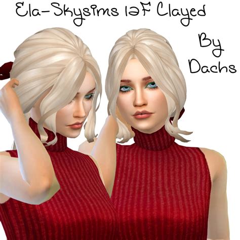 My Sims 4 Blog Skysims Hair Retexture By Dachs