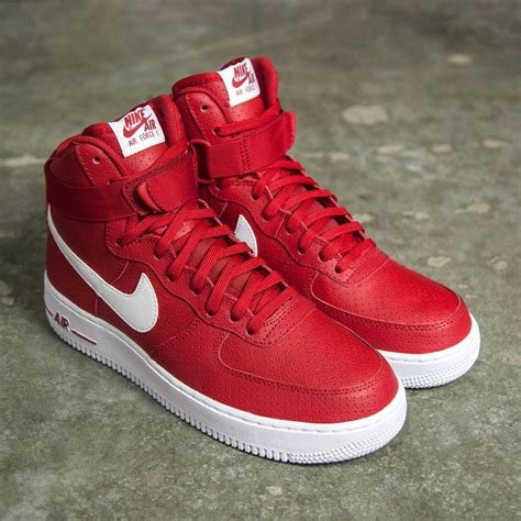 Nike air force 1/1 nike and the mighty swooshers. Nike Men Men'S Nike Air Force 1 High '07 (gym red / white ...