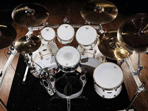 White Drums Drum Kits Drums Pearl Drums