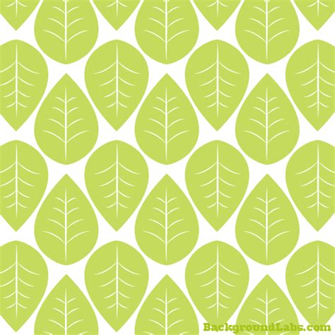 Green Leaves Seamless Pattern Background Labs