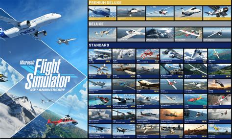Lédition 40e Anniversaire De Microsoft Flight Simulator Senvole Avec