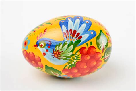 Buy Unusual Handmade Painted Easter Egg Wooden Egg Room Ideas