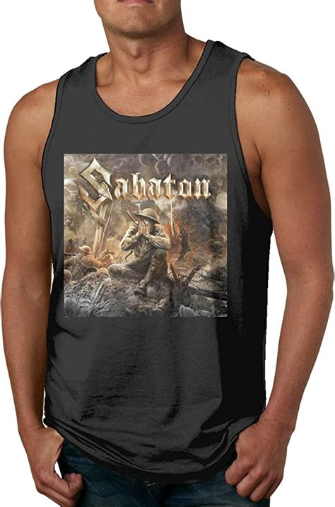Sabaton Classic Mens Sleeveless Vest T Shirt Clothing