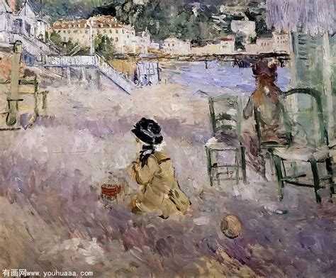 The Beach At Nice Morisot Berthe Morisot Art