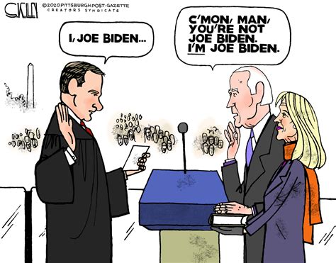 Joe Biden Steve Kelley Pittsburgh Post Gazette Editorial Cartoonist