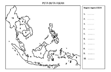 Gambar Peta Negara Asia Tenggara Skycrepers Com