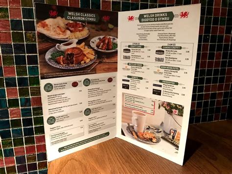 Menu At The Picture House Jd Wetherspoon Pub And Bar Colwyn Bay