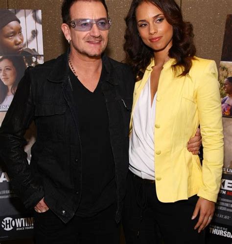Bono Terrified Of Alicia Keys The Australian Womens Weekly
