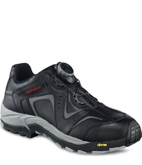 6640 Red Wing Mens Athletic Black Sepatu Safety Karunia Safety