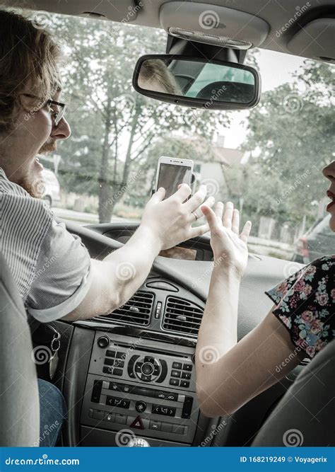 Couple Arguing In Car Stock Image Image Of Couple Driver 168219249