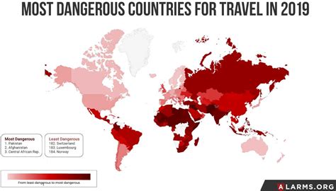 Top 20 Most Dangerous Countries In The World For Tourists Images
