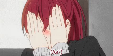 Blush Embarressed GIF Blush Embarressed Anime Discover Share GIFs