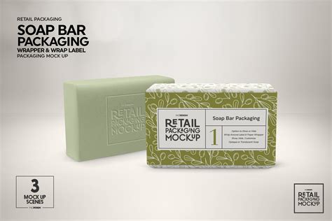 Retail Soap Bar Packaging Mockup 311779 Branding Design Bundles