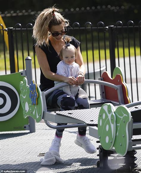 Ferne Mccann Looks Every Inch The Doting Mum With Daughter Sunday In Essex